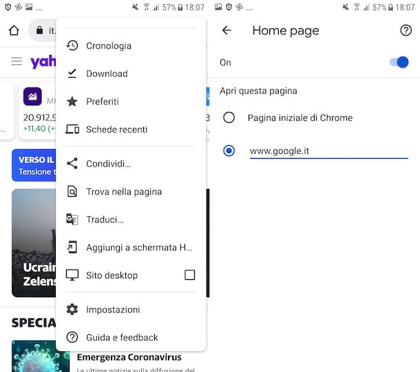 Cómo eliminar Yahoo de Chrome