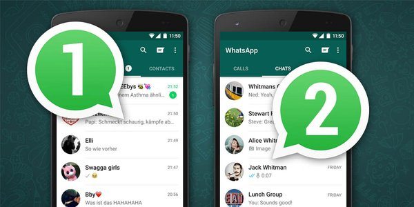 Cómo usar 2 cuentas de WhatsApp en un teléfono