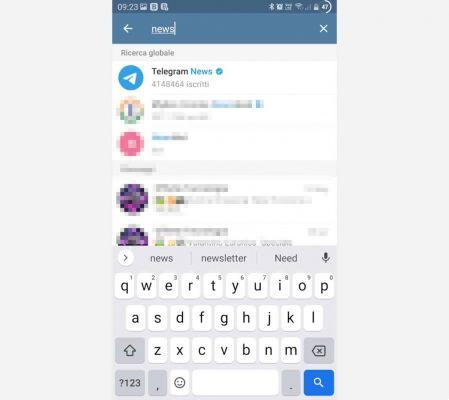 Comment rechercher des chaînes sur Telegram