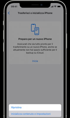 Réinitialiser les paramètres de l'iPhone