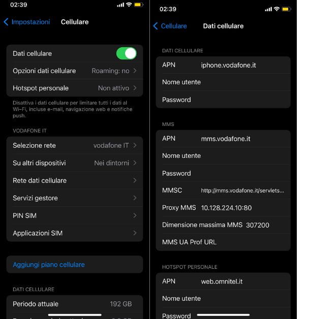 Cómo activar datos móviles en iPhone