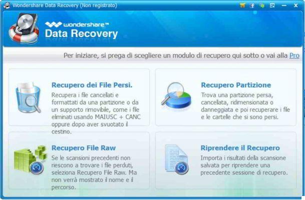 Cómo recuperar archivos perdidos con Wondershare Data Recovery