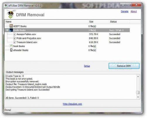 remove drm from epub free online