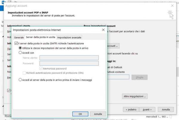 Cómo configurar el correo de Aruba en Outlook