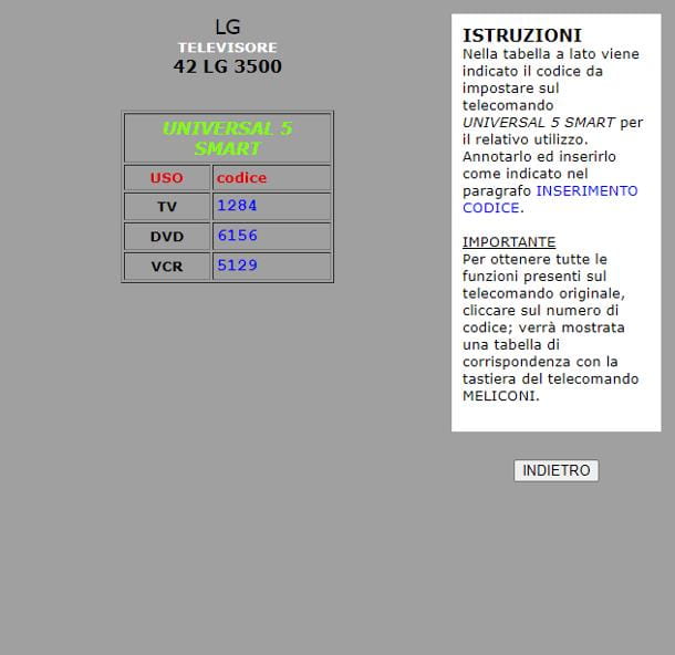 Cómo sintonizar el control remoto universal