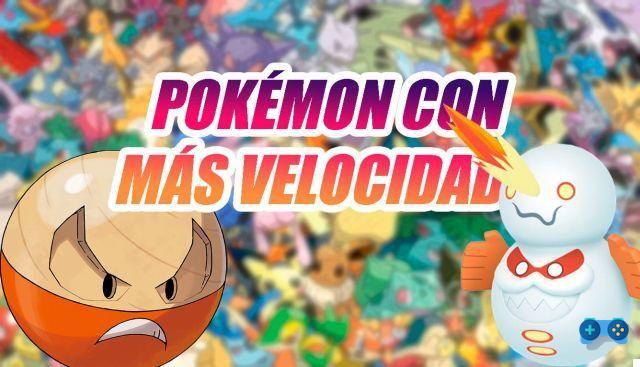 Los Pokémon más rápidos: información y listados