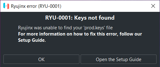 yuzu emulator prod.keys