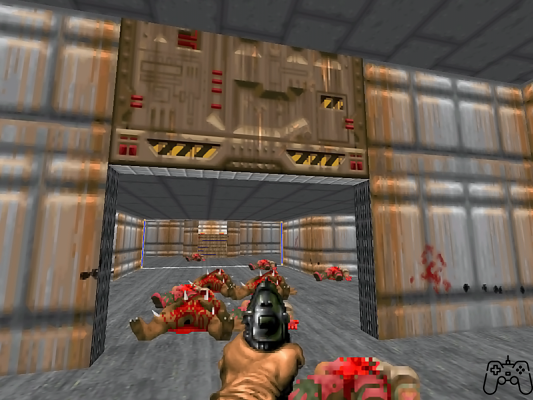 How to open doors in the game Doom