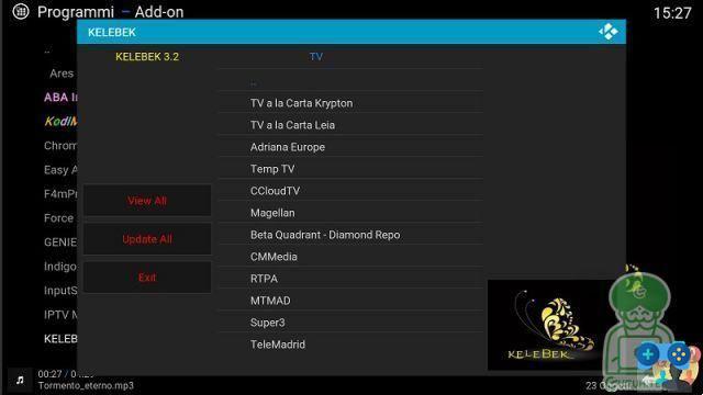 Instala los mejores complementos de KODI con Kelebek