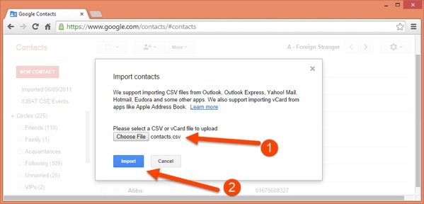 Cómo transferir contactos de Outlook a Gmail