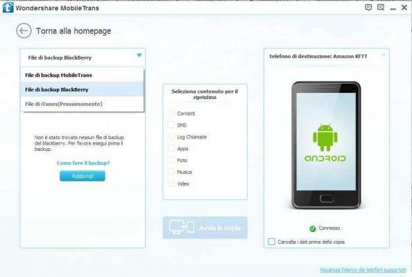 Cómo transferir contactos de Blackberry a Android