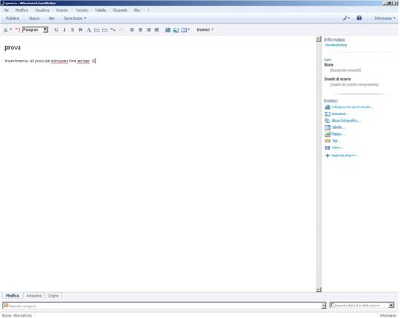 Cómo configurar Windows Live Writer para sitios web en BlogEngine.net